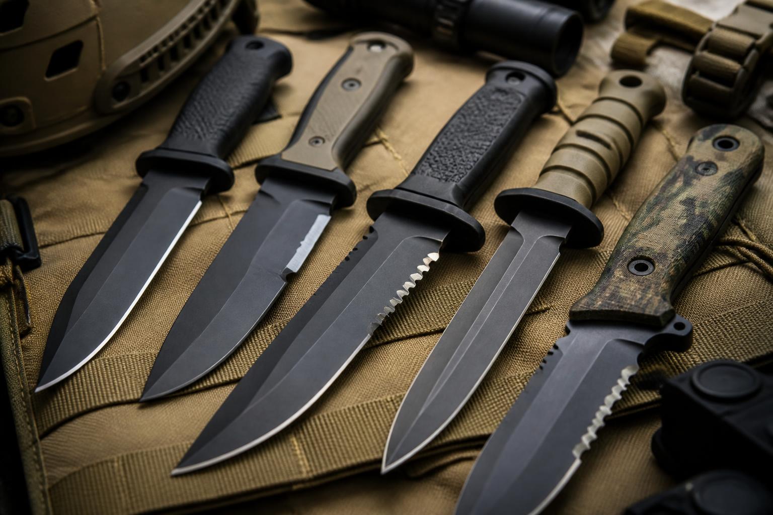 découvrez les couteaux militaires des forces spéciales, leurs modèles réglementaires, caractéristiques et utilisations pour les opérations tactiques.