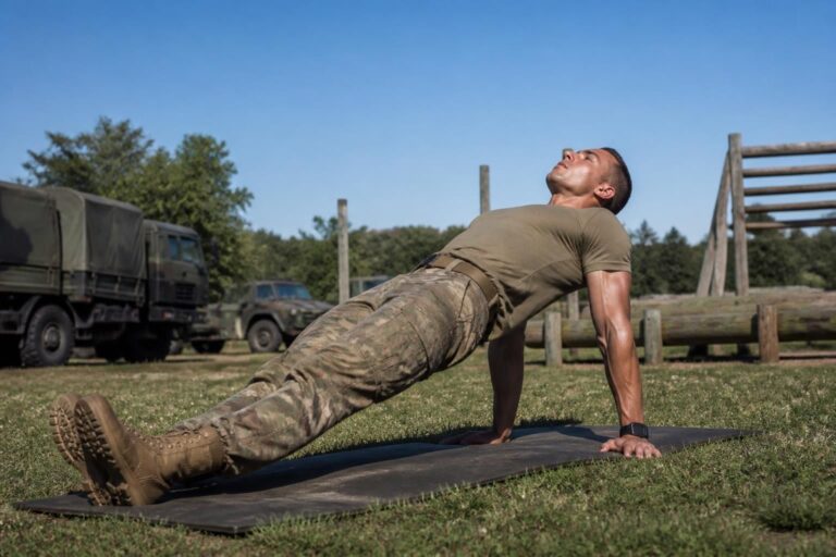 Gainage dorsal : l’exercice clé pour la performance militaire